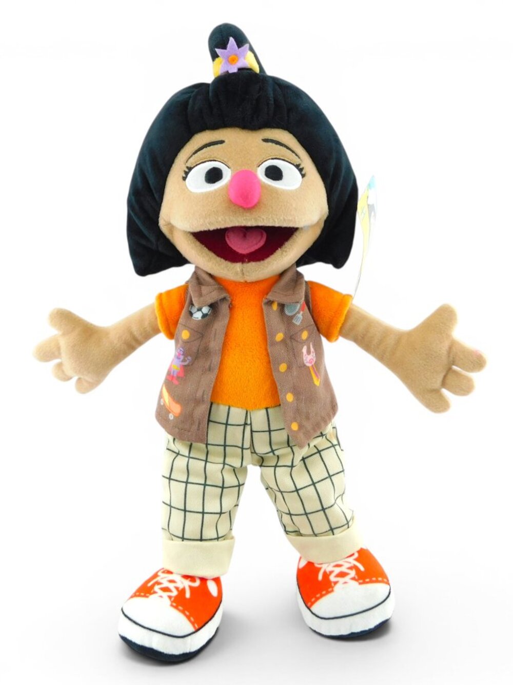 NEW GUND Sesame Street Official Ji-Young Plush Premium Plush Doll 14 Inches